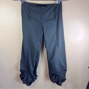 Moloko Womens Lightweight Gray Pant Size 40‎ or US 8 Smocked Waist Cinched